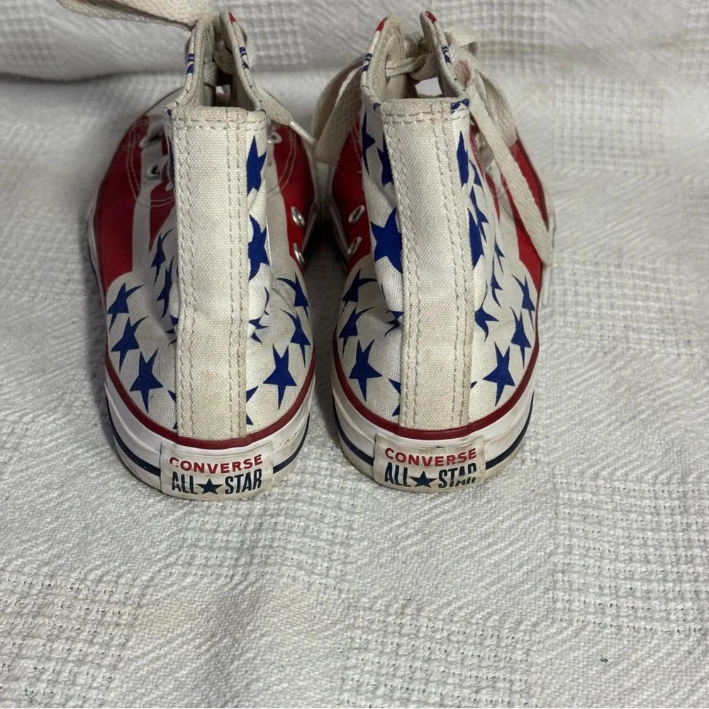 Converse All-Star Chuck Taylor USA High Top Red White‎ Blue Size 3 Boys Junior